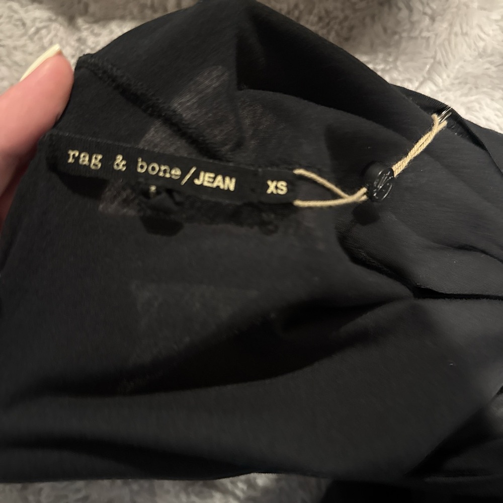 Rag & Bone Elegant Black Blouse